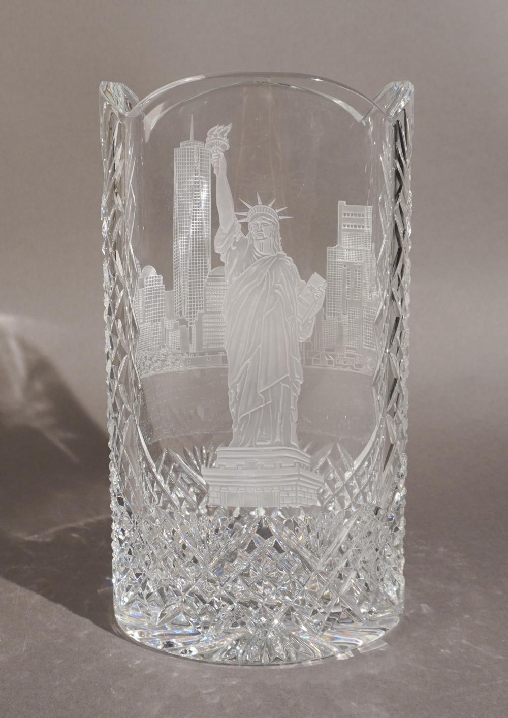WATERFORD ETCHED CRYSTAL, STATUE OF
