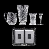 WATERFORD, FIVE CUT CRYSTAL TA
