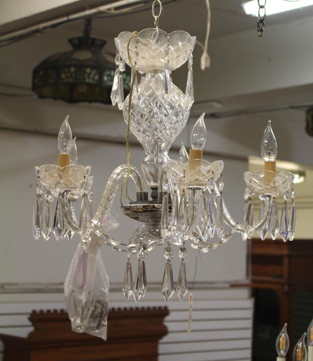 WATERFORD FIVE-LIGHT CRYSTAL