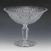 WATERFORD LARGE CRYSTAL FOOTED