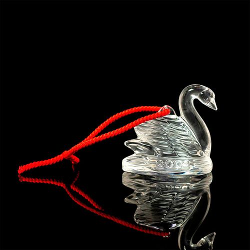 WATERFORD ORNAMENT, SEVEN SWANS