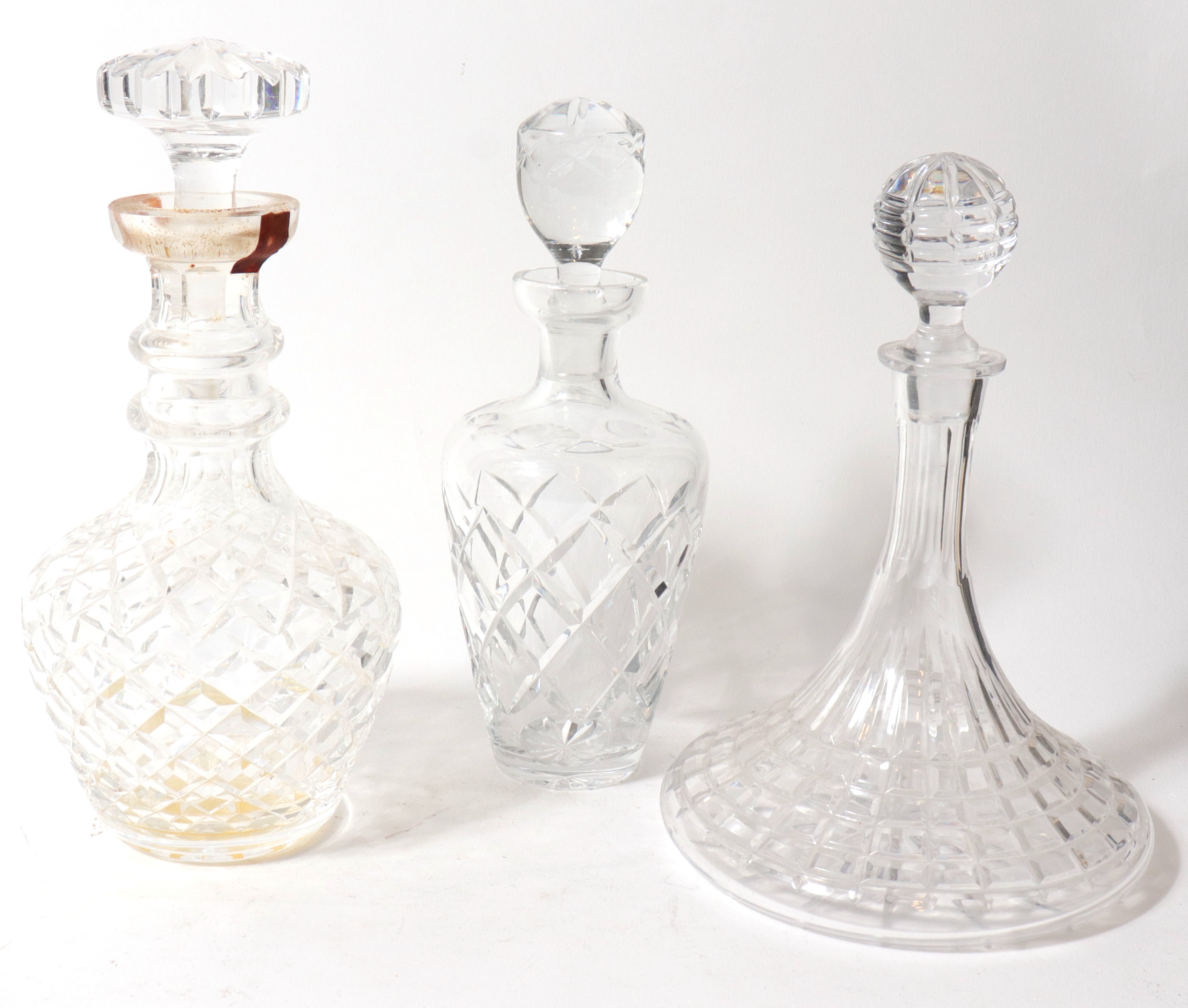 WATERFORD & OTHER CUT CRYSTAL &
