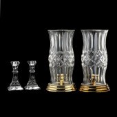 WATERFORD, PAIR OF CRYSTAL HUR