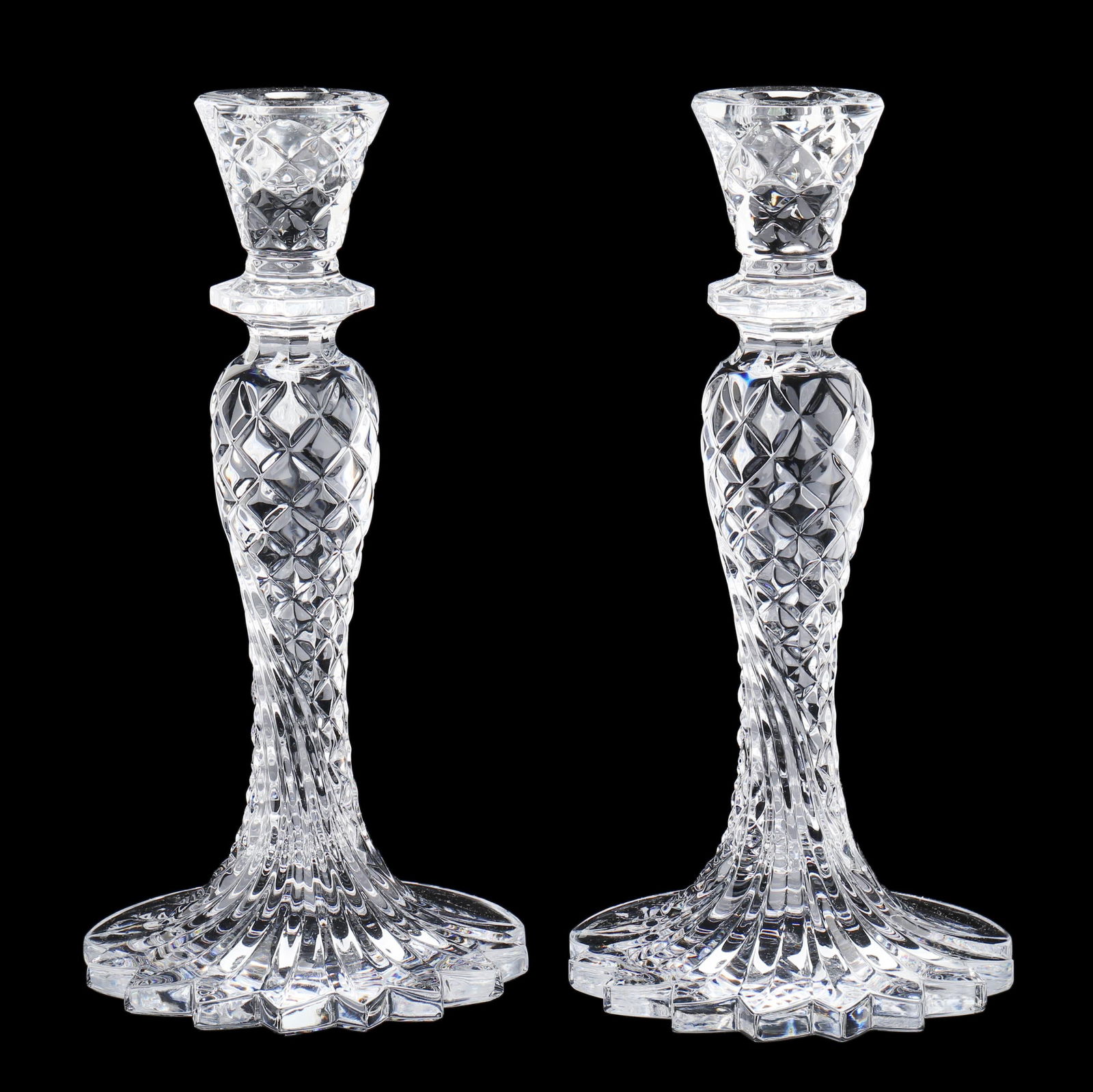 WATERFORD PAIR OF  JEWEL
