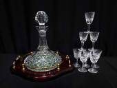 WATERFORD SHIPS DECANTER W/ TR