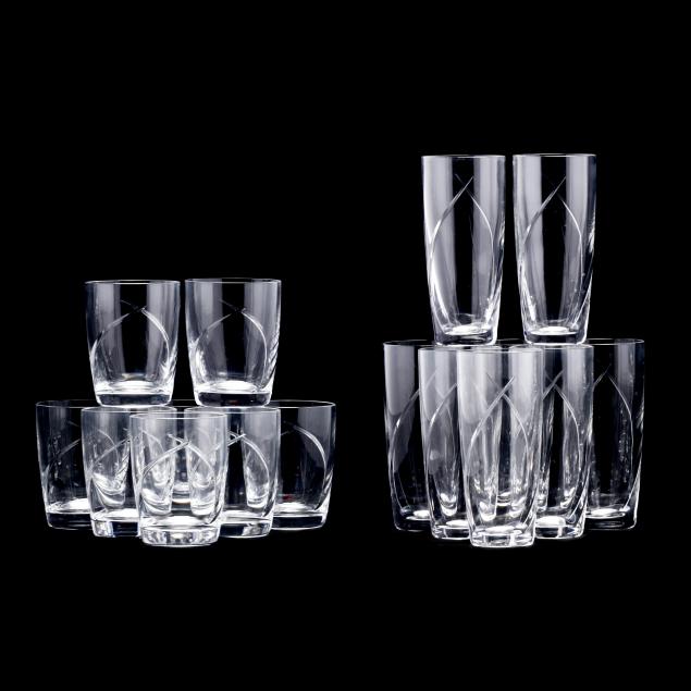 WATERFORD SIREN GLASSWARE, (16)