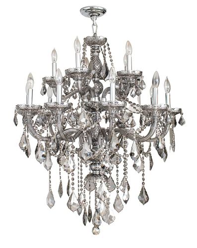 WATERFORD STYLE SMOKY CRYSTAL