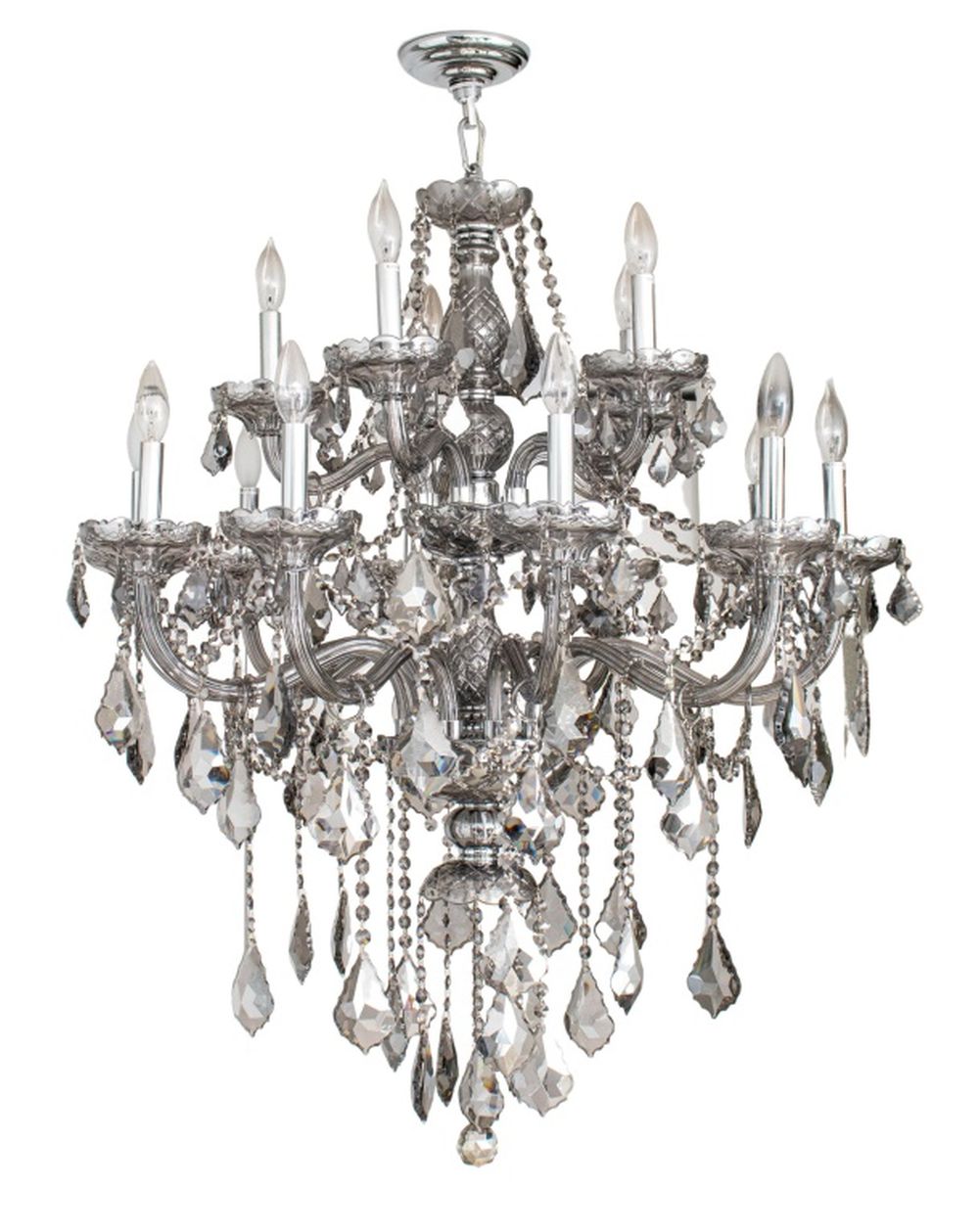 WATERFORD STYLE SMOKY CRYSTAL