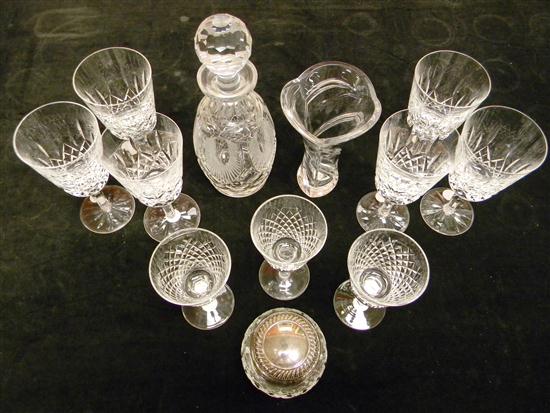 Waterford  twelve signed pieces 