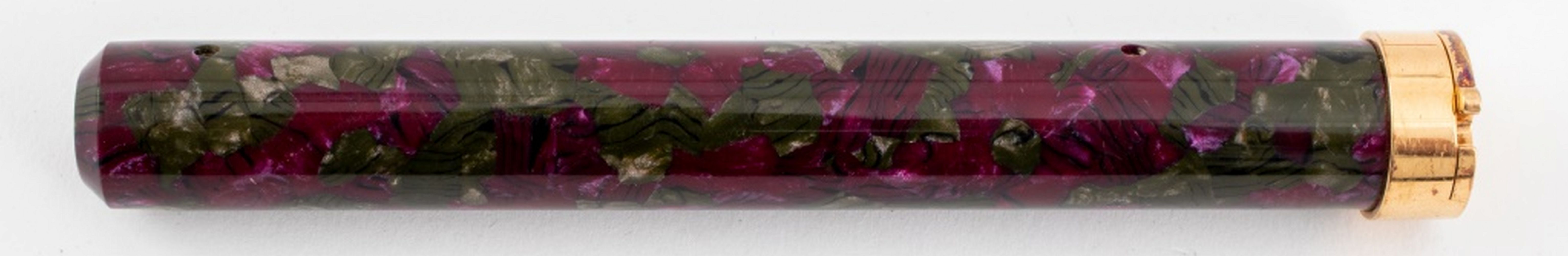 WATERMAN GREEN PURPLE MARBLED 18K