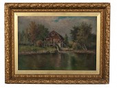Watermill Landscape by Mary Mo