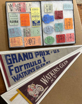 WATKINS GLEN PENNANTS AND COLL
