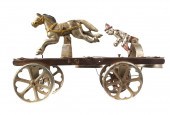 WATROUS CAST IRON CLOWN & HORS