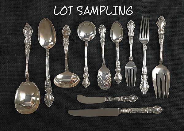 Watson Meadow Rose pattern sterling