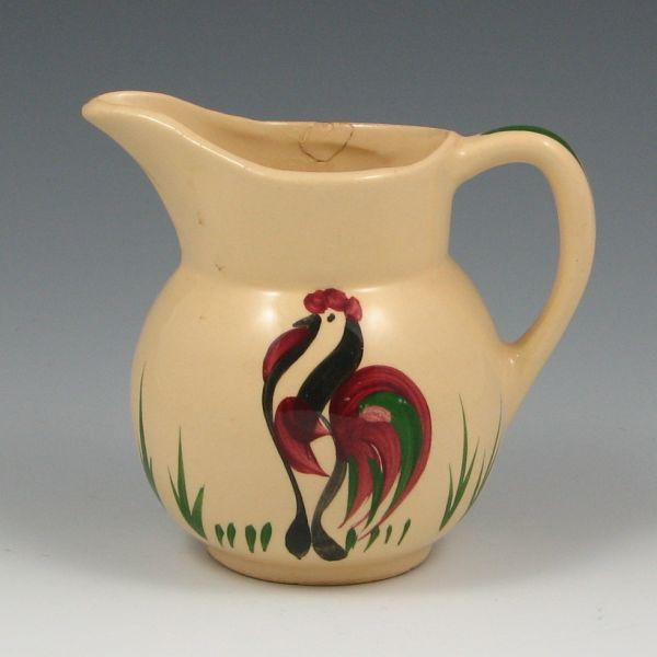 Watt Rooster creamer.  Marked