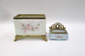 WAVE CREST GLASS AND GILT META