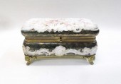 WAVE CREST GLASS AND GILT META