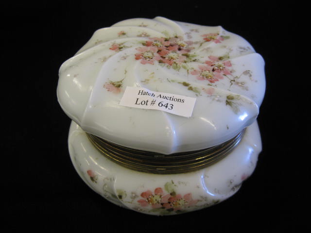 Wavecrest Art Glass Dresser Box
