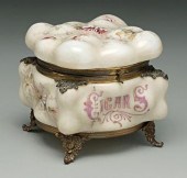 Wavecrest glass cigar humidor,