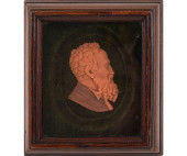 WAX BUST LEONARDO DA VINCI<br>