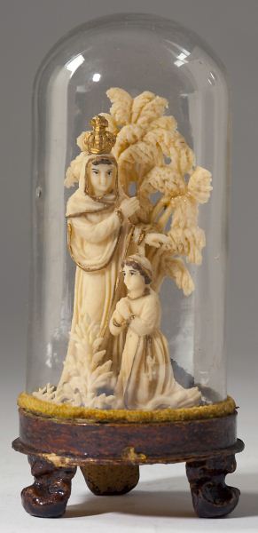 Wax Figure of Madonna and Christ