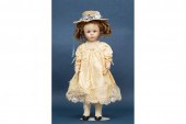 Wax over porcelain art doll "B