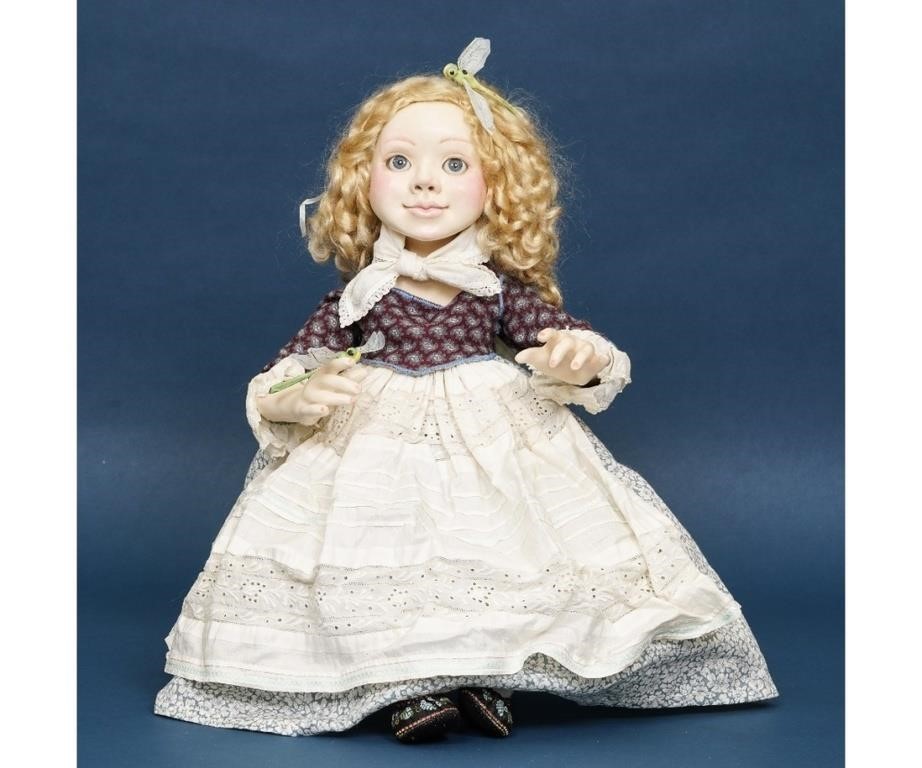 Wax over porcelain fairy doll