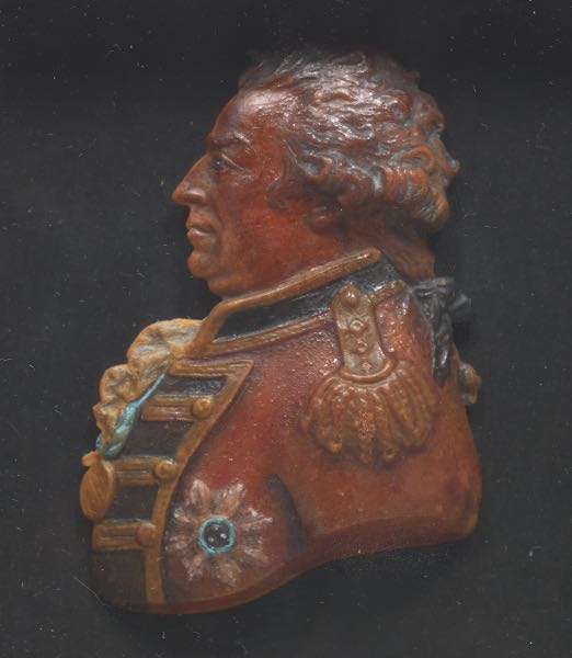WAX PORTRAIT OF GENERAL THOMAS