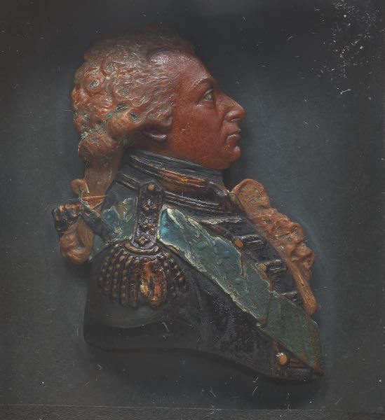 WAX PORTRAIT OF JOHN JERVIS, 1ST