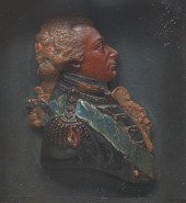 WAX PORTRAIT OF JOHN JERVIS, 1