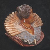 WAX PORTRAIT OF MARIE DE MEDIC