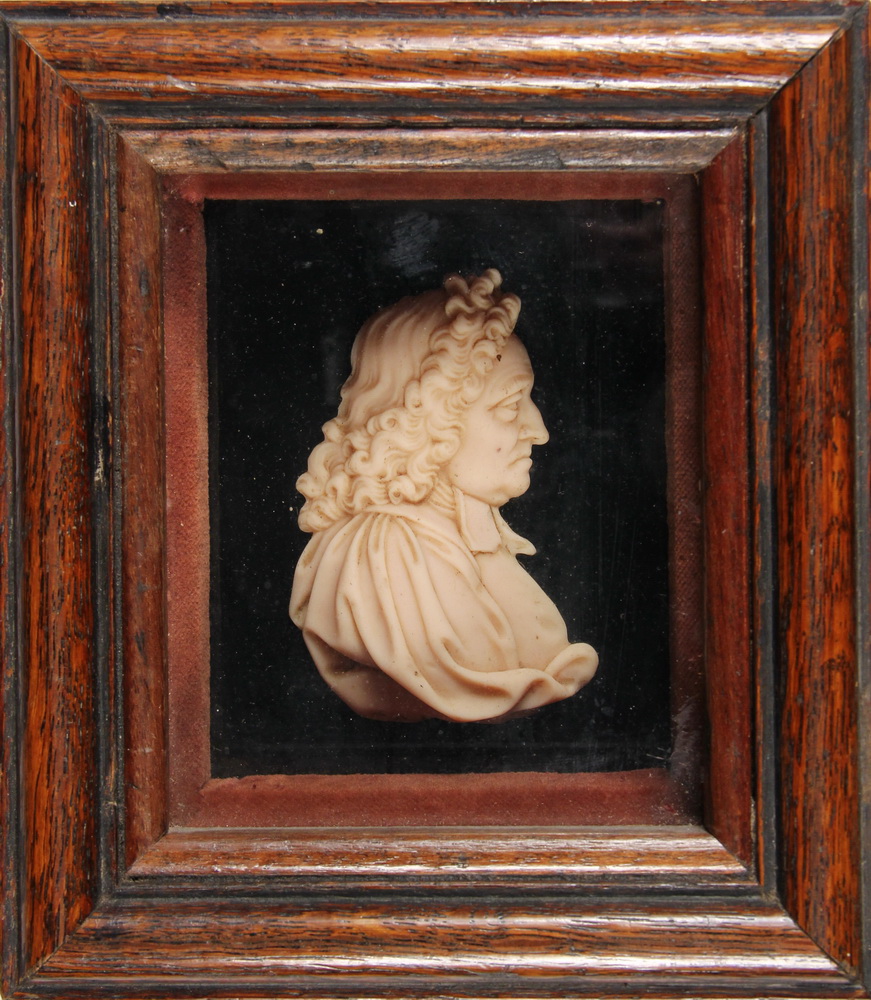 WAX PROFILE RELIEF PORTRAIT OF A