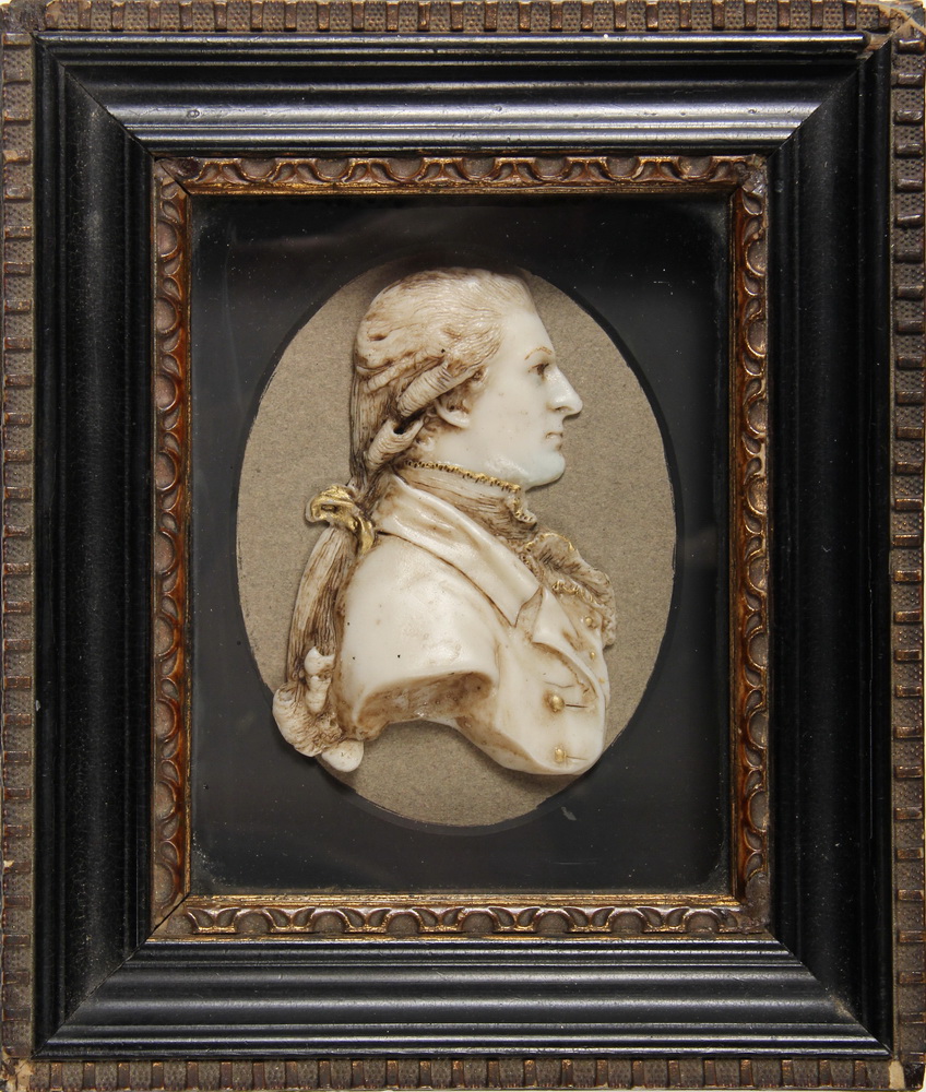WAX PROFILE RELIEF PORTRAIT OF JOHN
