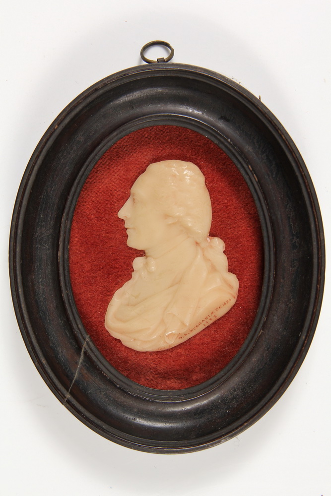 WAX PROFILE RELIEF PORTRAIT OF A