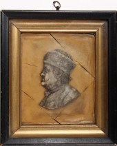 WAX RELIEF PORTRAIT - Bust Por
