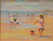WAYNE BEAM MORRELL, OIL ON BOA