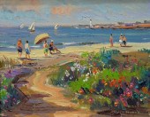 WAYNE BEAM MORRELL, OIL ON BOA
