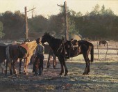 WAYNE JUSTUS (B.1952) WESTERN,