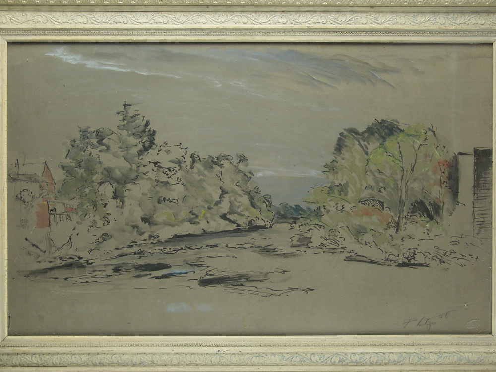 W/C & INK DRAWING - Landscape
