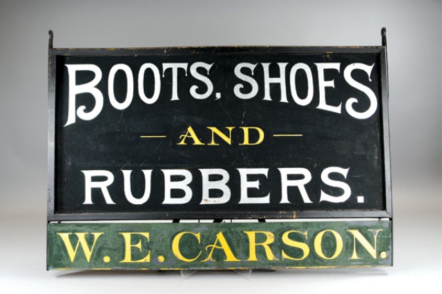 ''W.E. CARSON BOOTS SHOES AND