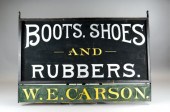 ''W.E. CARSON BOOTS SHOES AND