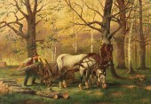 W.E. FURTH,  OIL ON CANVAS PAI