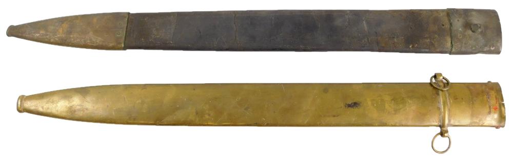 WEAPONS: PAIR OF SWORD SCABBARDS: