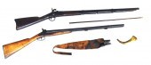 WEAPONS: TWO 19TH C., LONG GUN