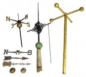 WEATHER VANE PARTS, INCLUDING:
