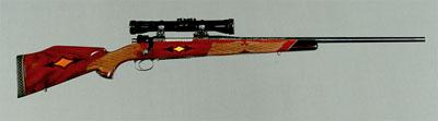 Weatherby Magnum bolt-action rifle,