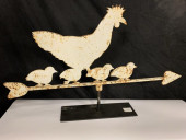 WEATHERVANE IRON CUT OUT, HEN