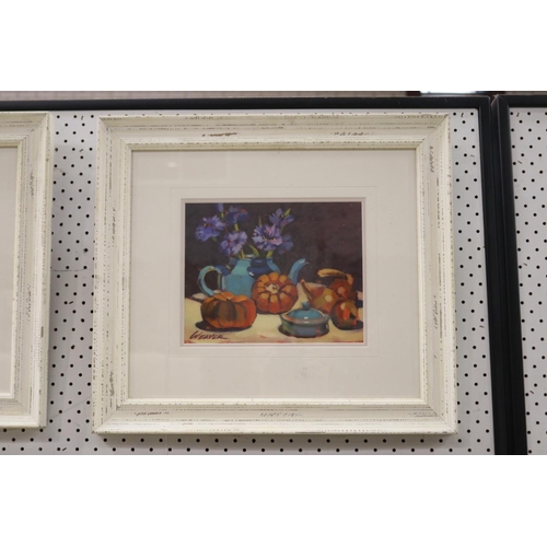 Weaver, still life, acrylic on