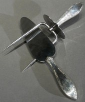 WEB SILVER CO. STERLING HANDLE