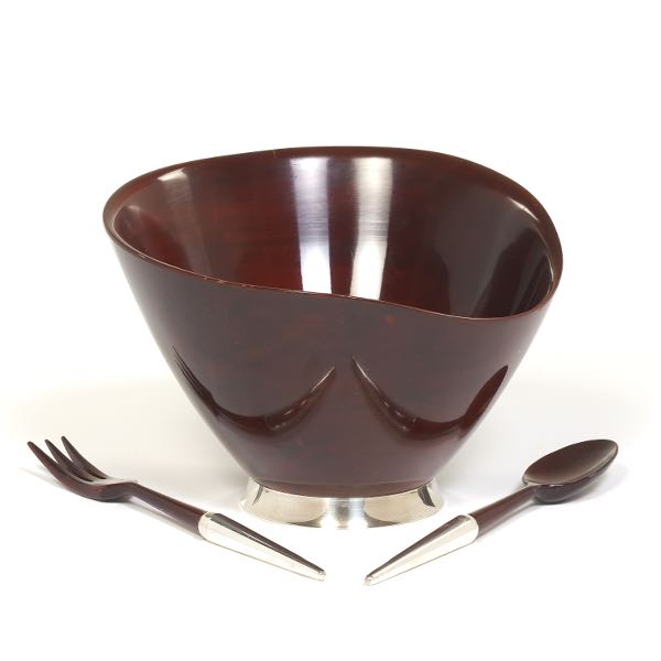 WEB STERLING SILVER AND MAHOGANY